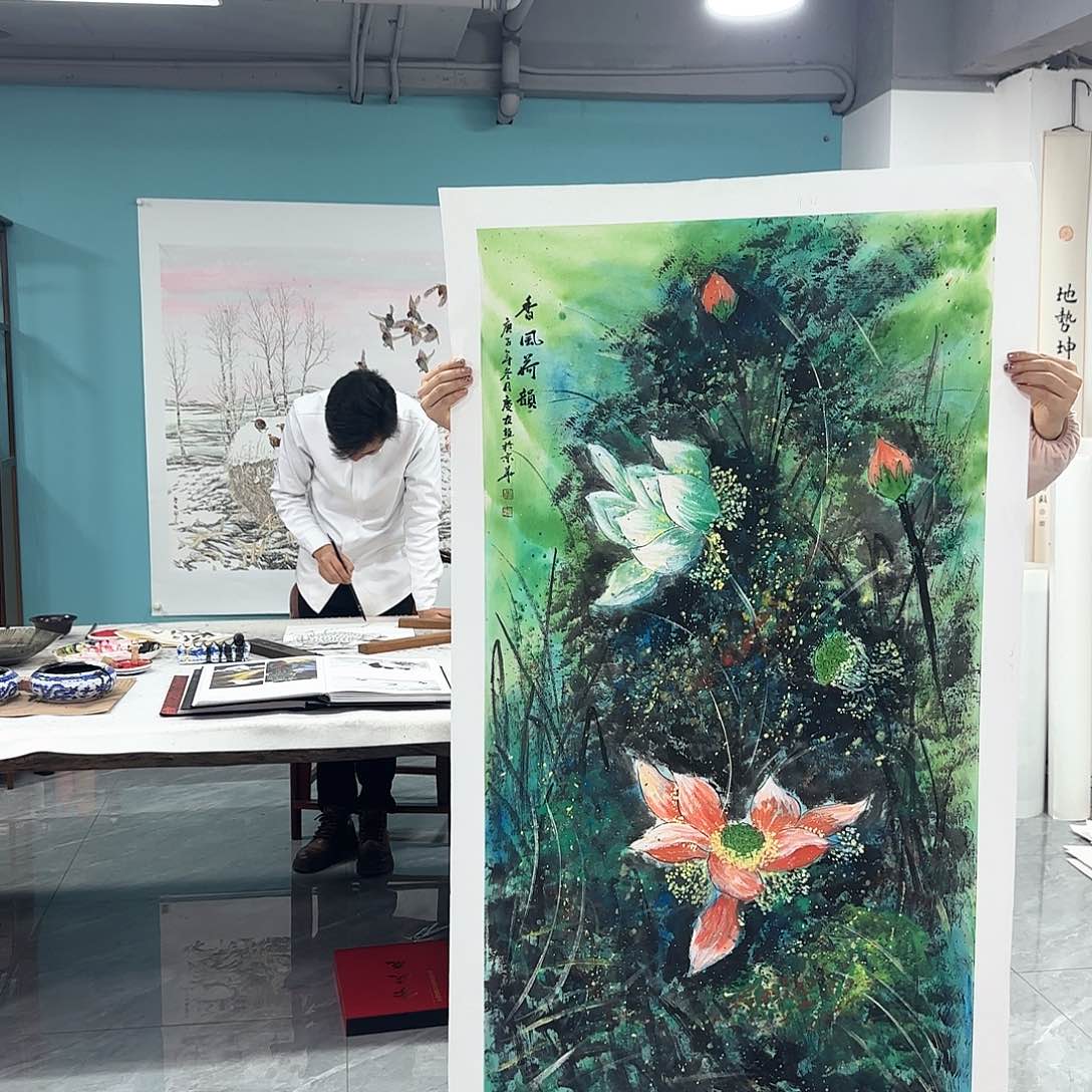 国画国画作品展李老师