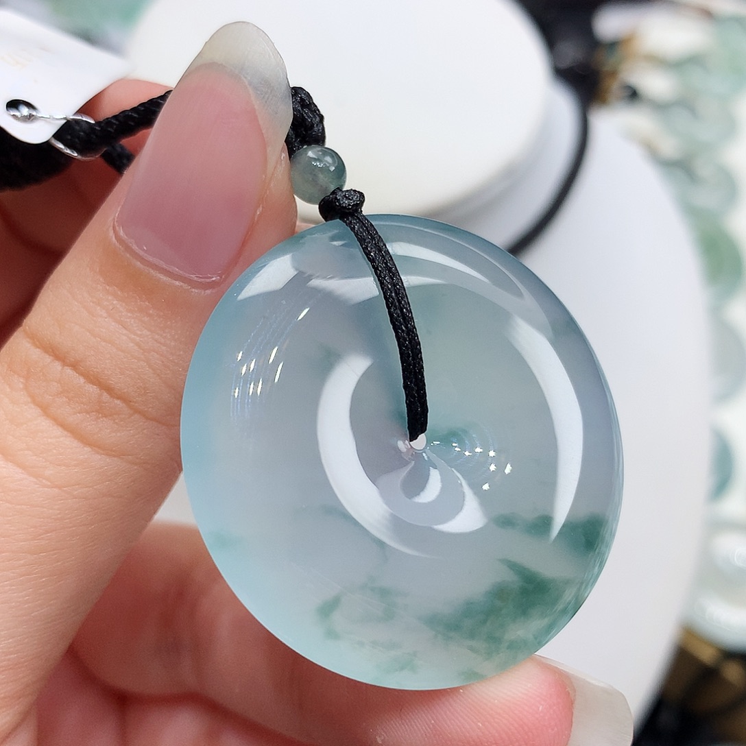 翡翠未镶嵌胸饰翡翠102，35.3/6.2