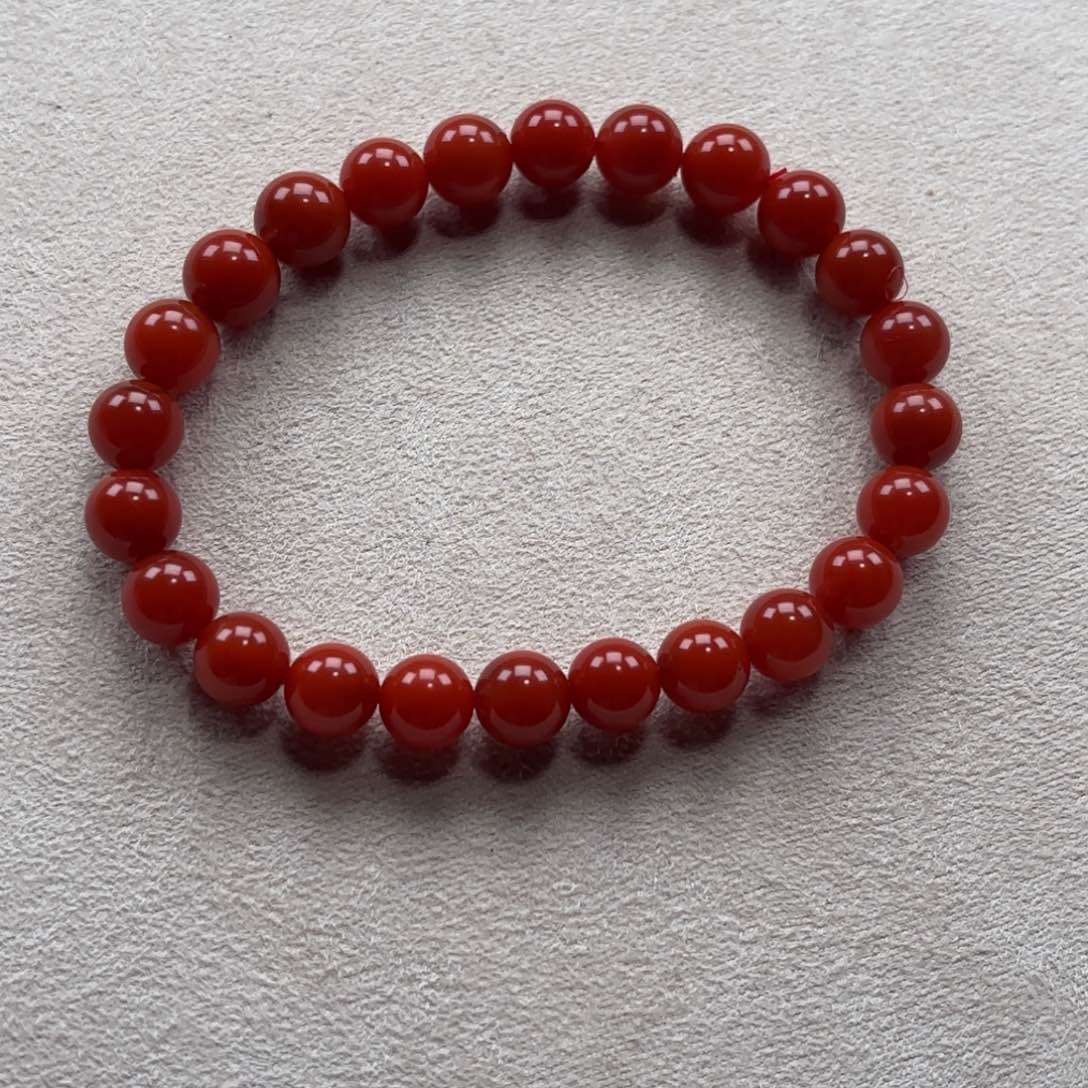 南红玛瑙8➕手串未镶嵌L*e