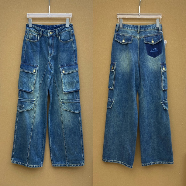 CNC长裤｜做旧潮流多口袋工装裤30FK