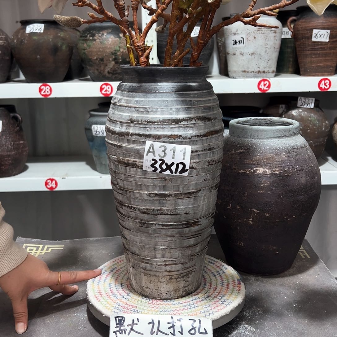 红陶101号做旧灰白无孔备注