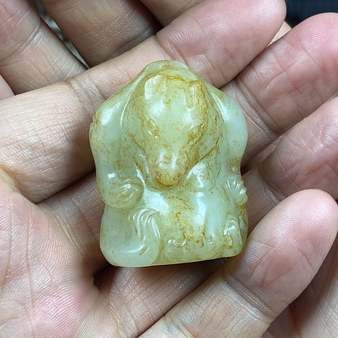 和田玉（糖玉）挂件未镶嵌