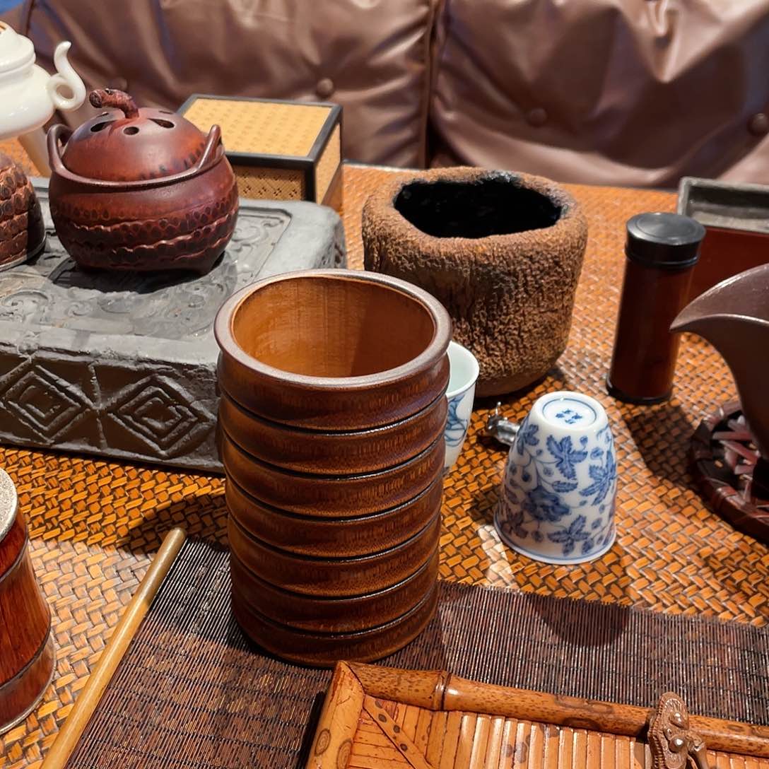 紫砂茶案竹节君子筒竹节君子筒