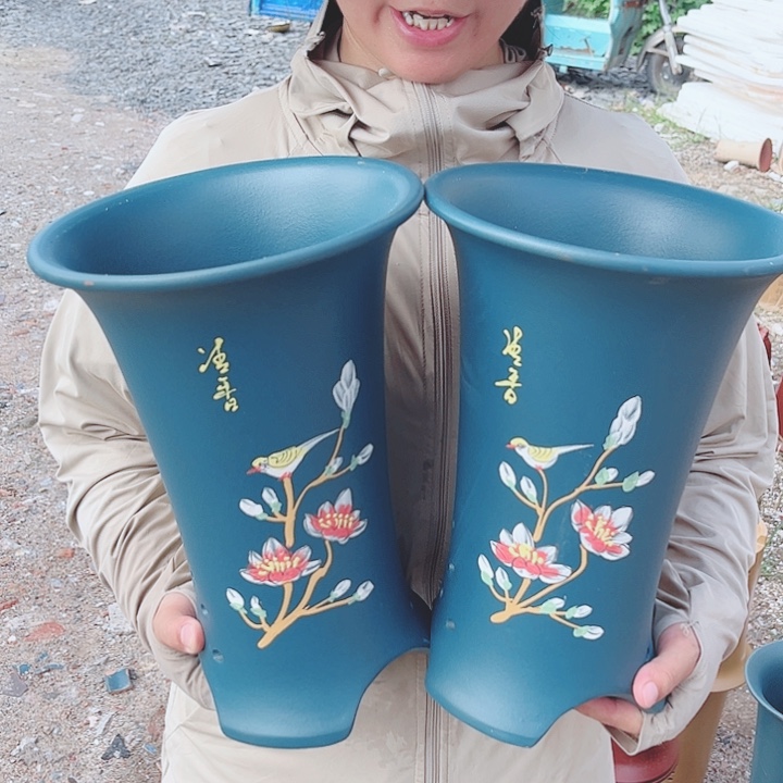 紫砂花盆宜兴紫砂精品花盆