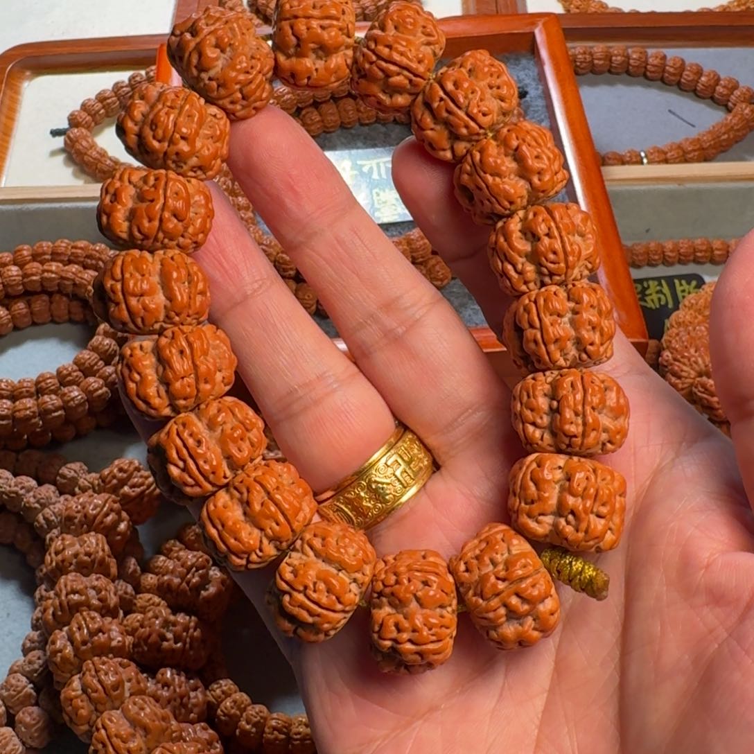金刚菩提手串桀*梅花双龙纹