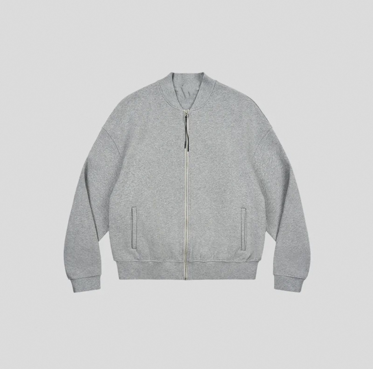 挂绳拉链立领拉链卫衣开衫 男女同款（微瑕）