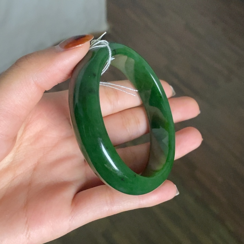 【闪购商品】未镶嵌手镯和田玉（碧玉）