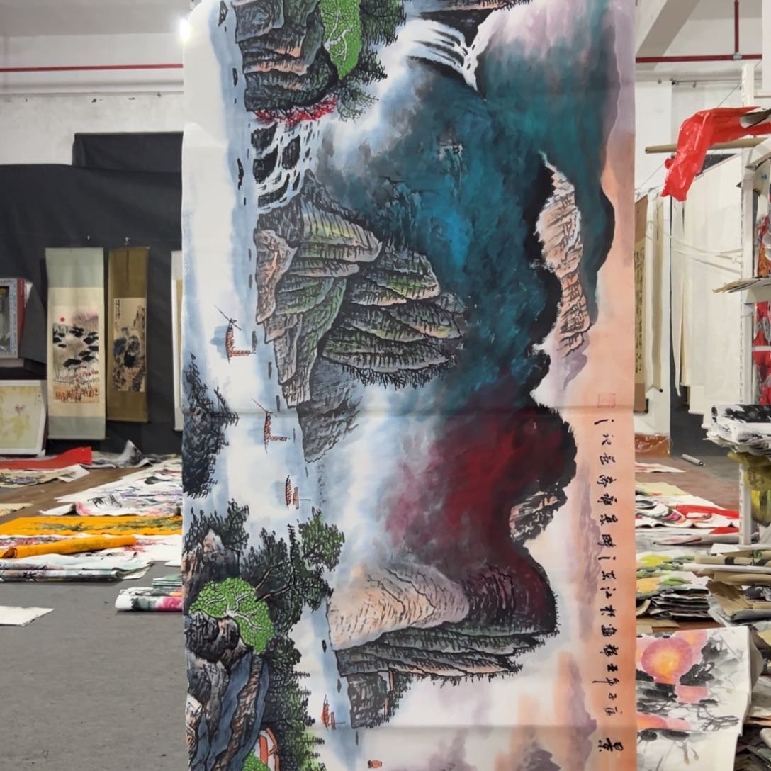 国画国画作品画心一张