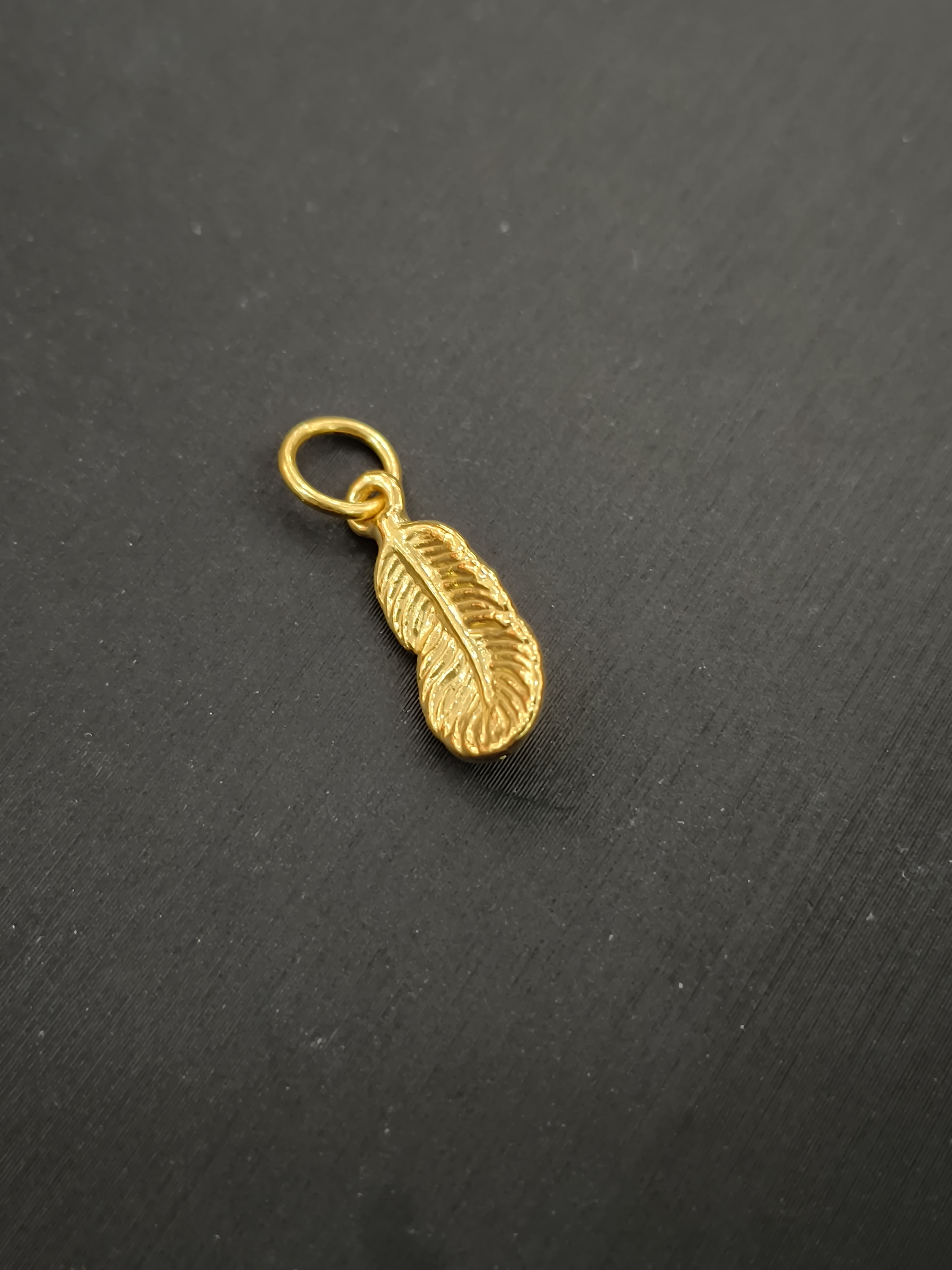 【金展珠宝】 足金 羽毛配件