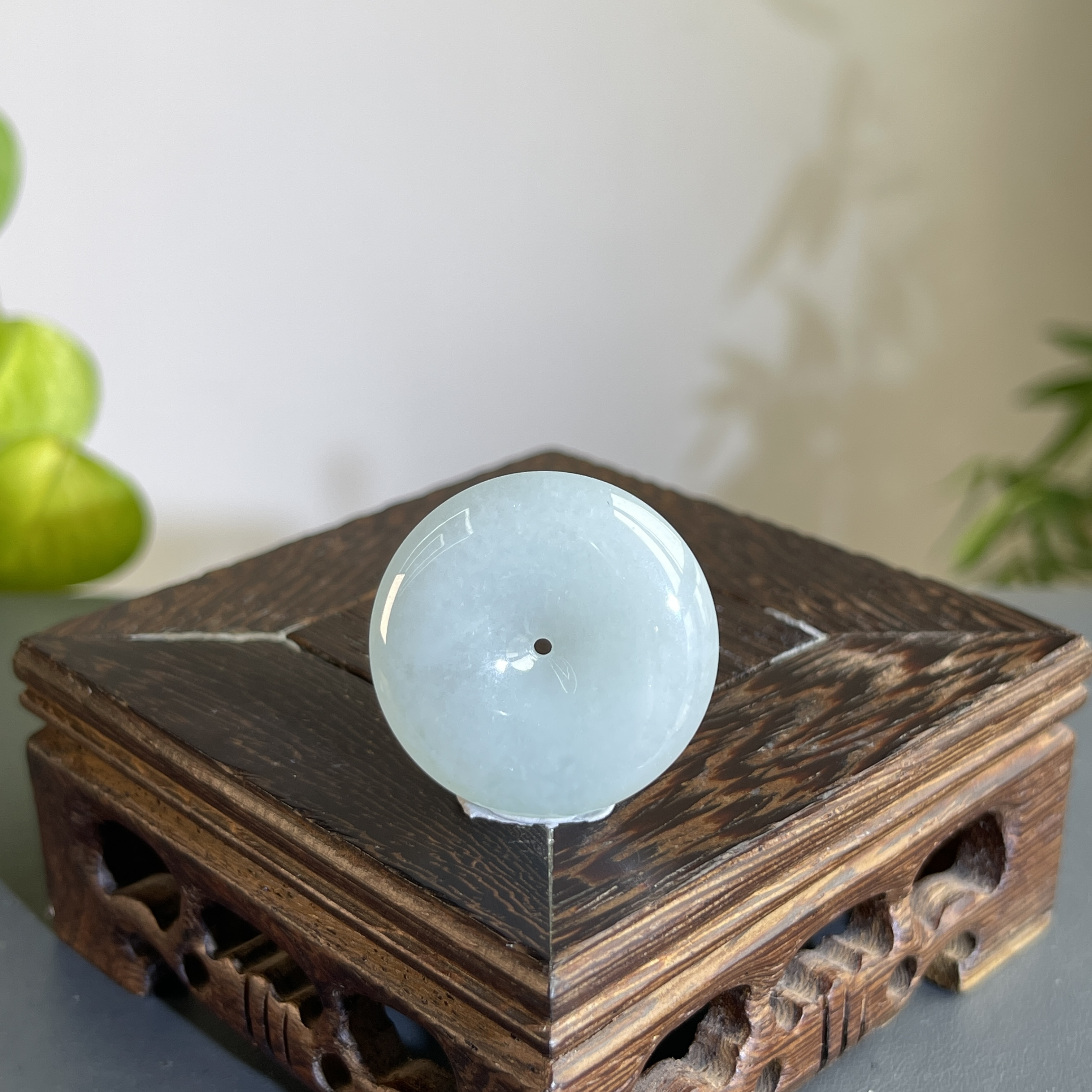 JCW05-09 天然缅甸A货翡翠  平安扣