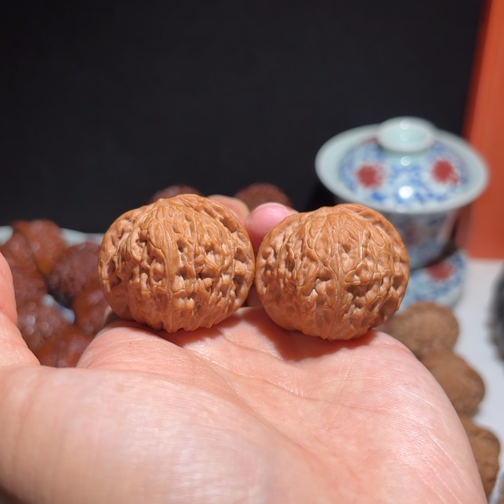 文玩核桃吊坠肆*玖磨盘