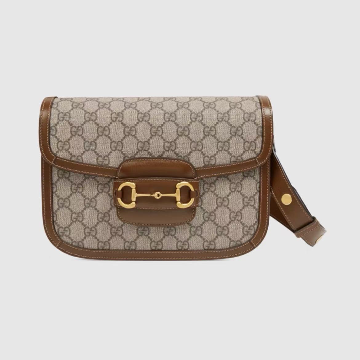 99新 GUCCI/古驰 1955 焦糖色