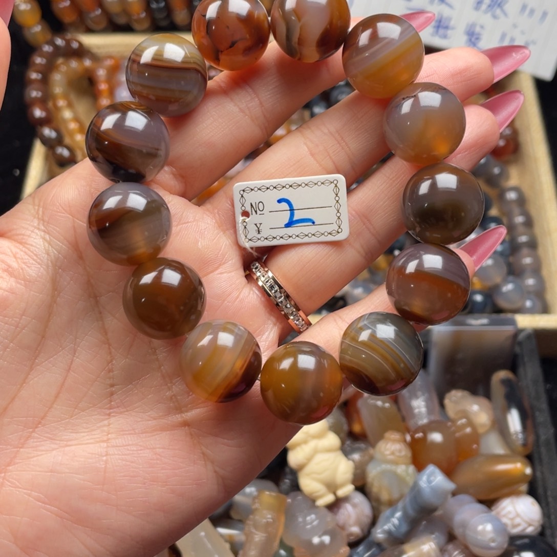 玛瑙/玉髓未镶嵌手链