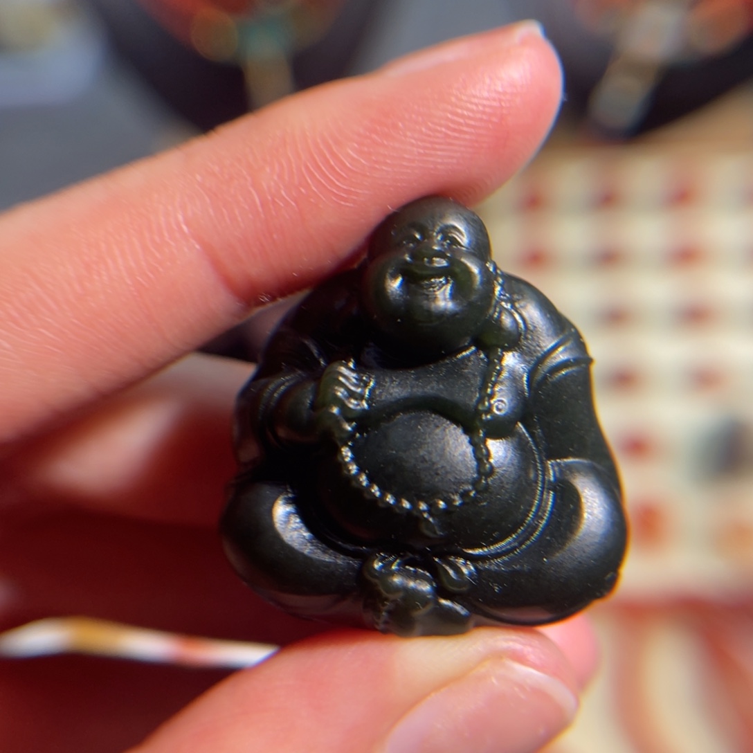 玛瑙/玉髓未镶嵌弥勒