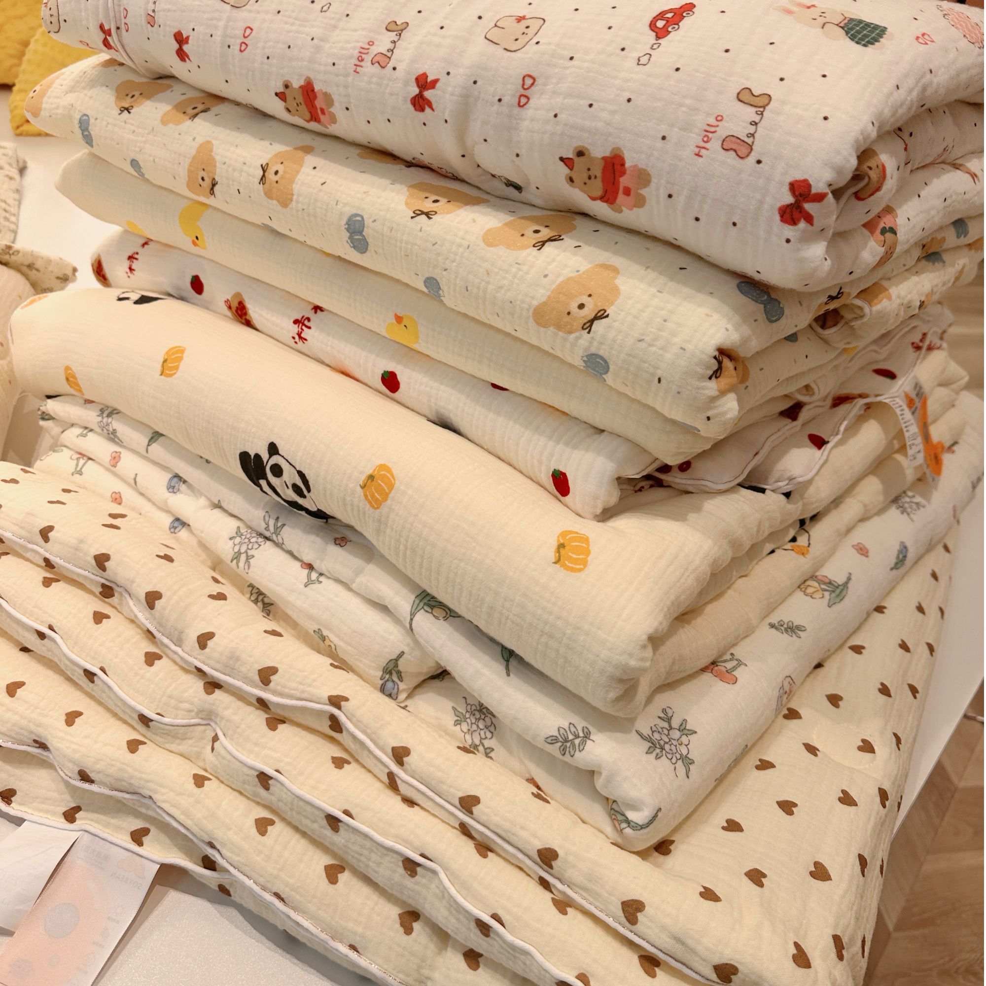 【孤品清仓】皱皱纱可机洗被清仓