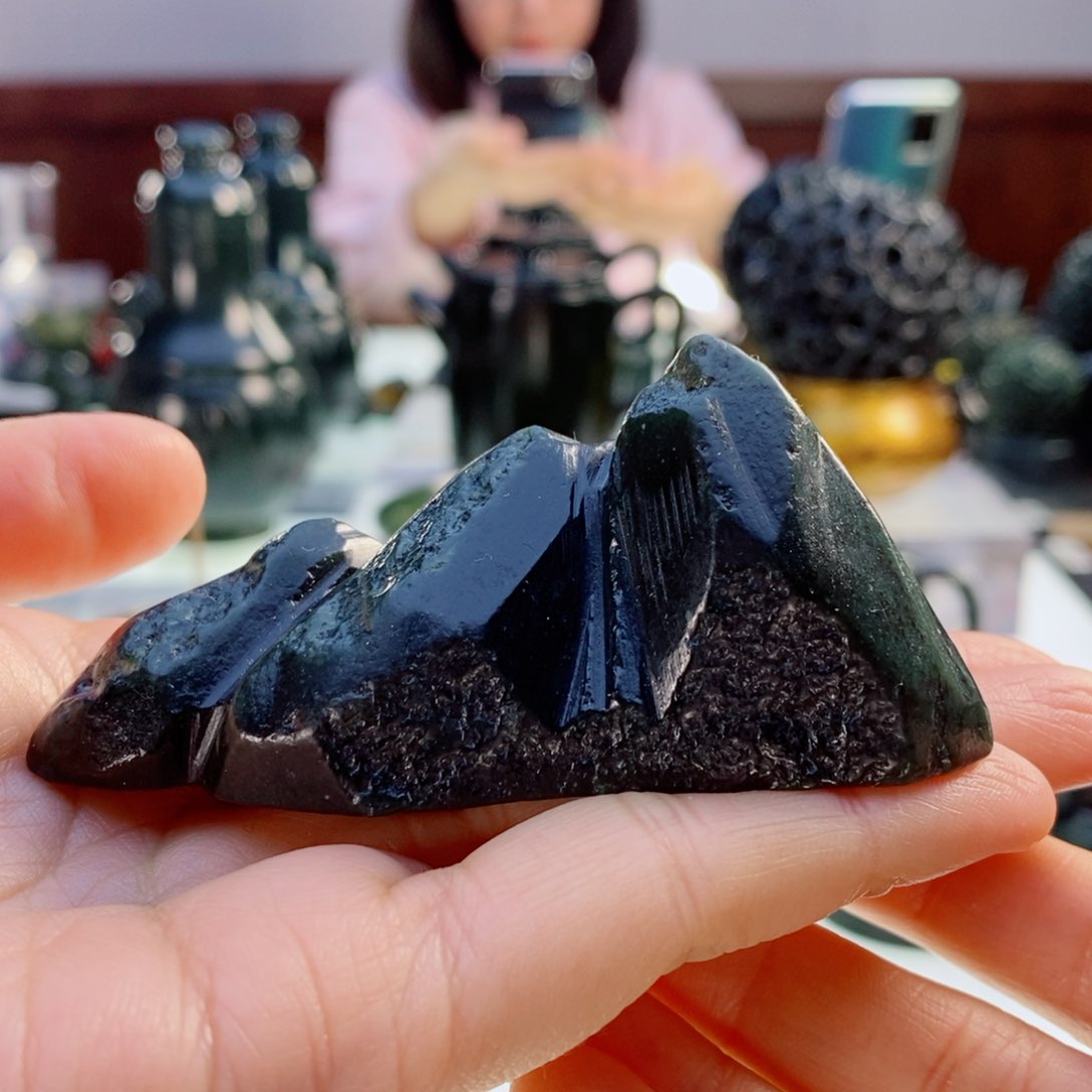 和田玉（青玉）摆件未镶嵌