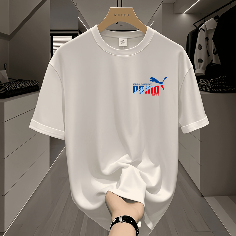 B【一折大促福利】夏季潮牌男女同款百搭圆领T恤