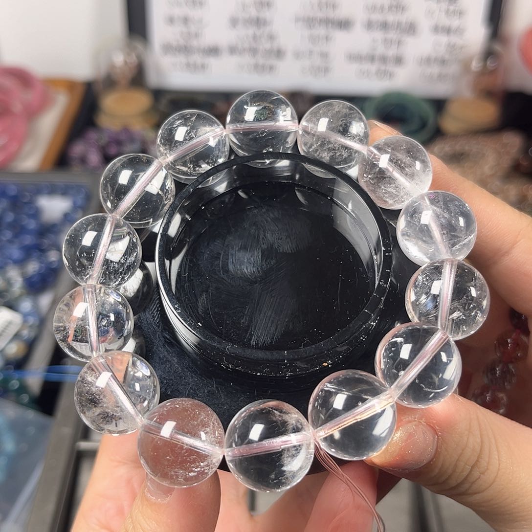 水晶手链未镶嵌白水晶16.8mm