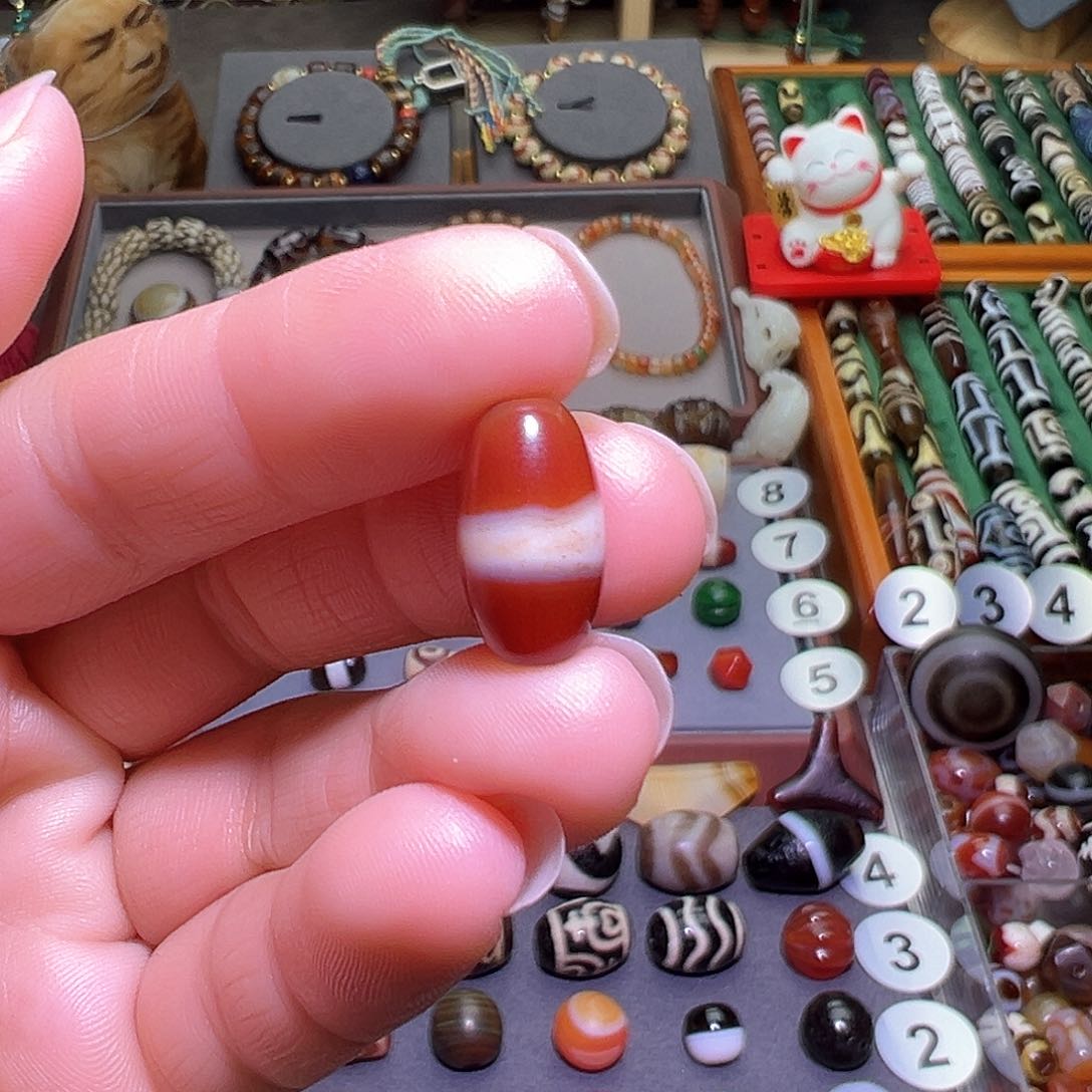 玛瑙/玉髓单珠未镶嵌