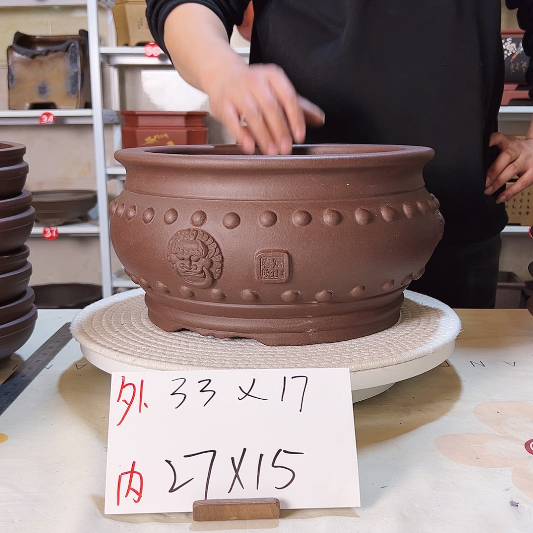 紫砂花盆紫砂花盆