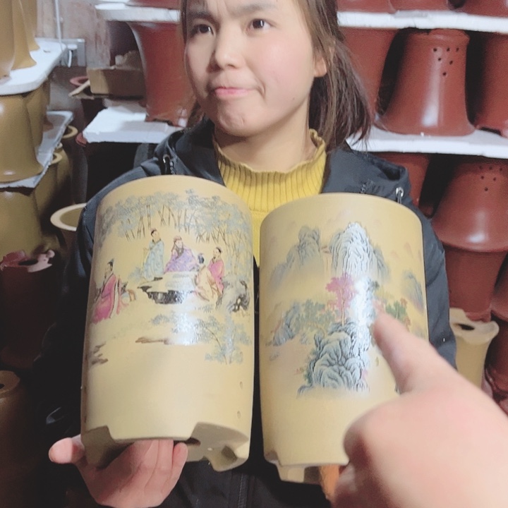 紫砂花盆宜兴紫砂花盆