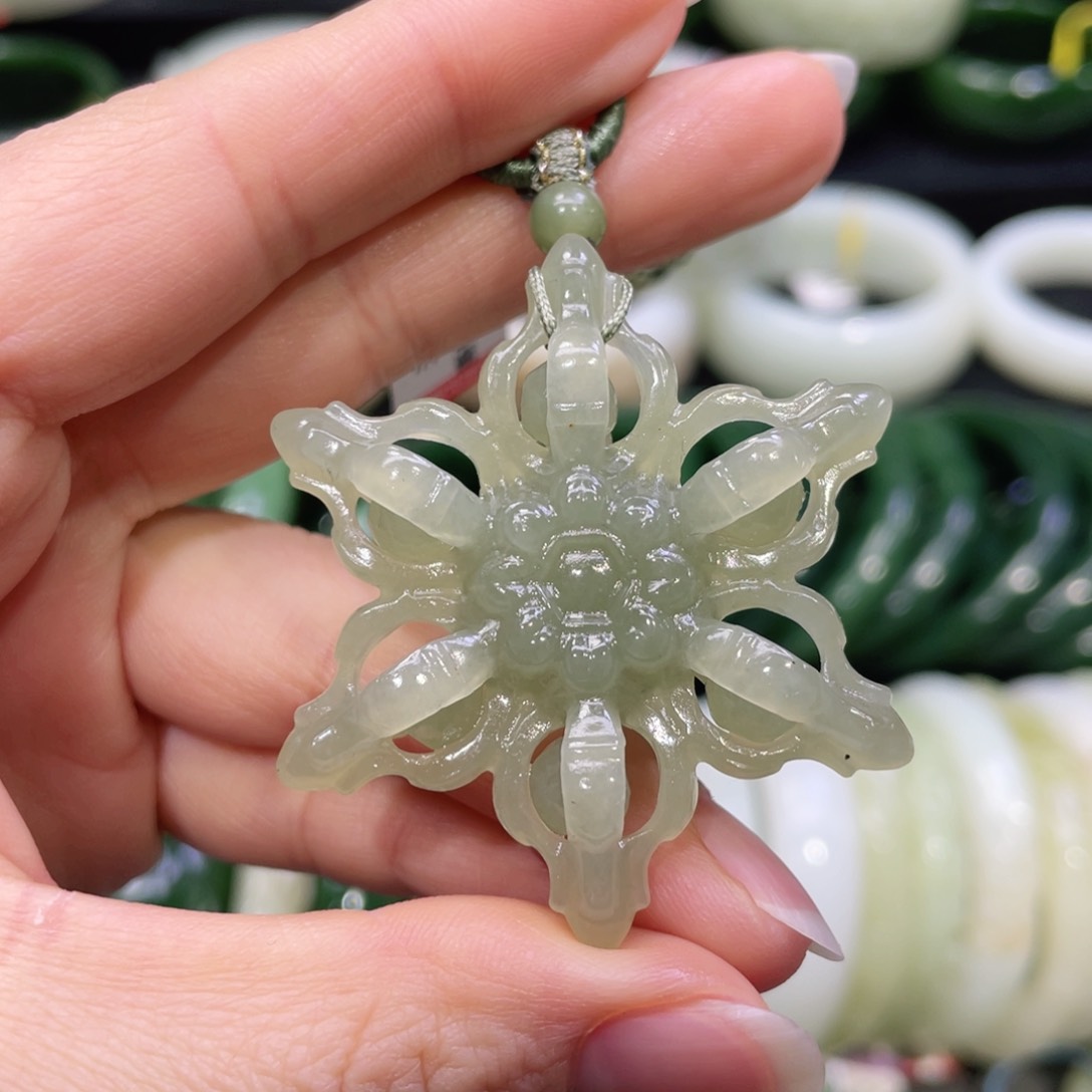 吊坠(不含链)未镶嵌和田玉