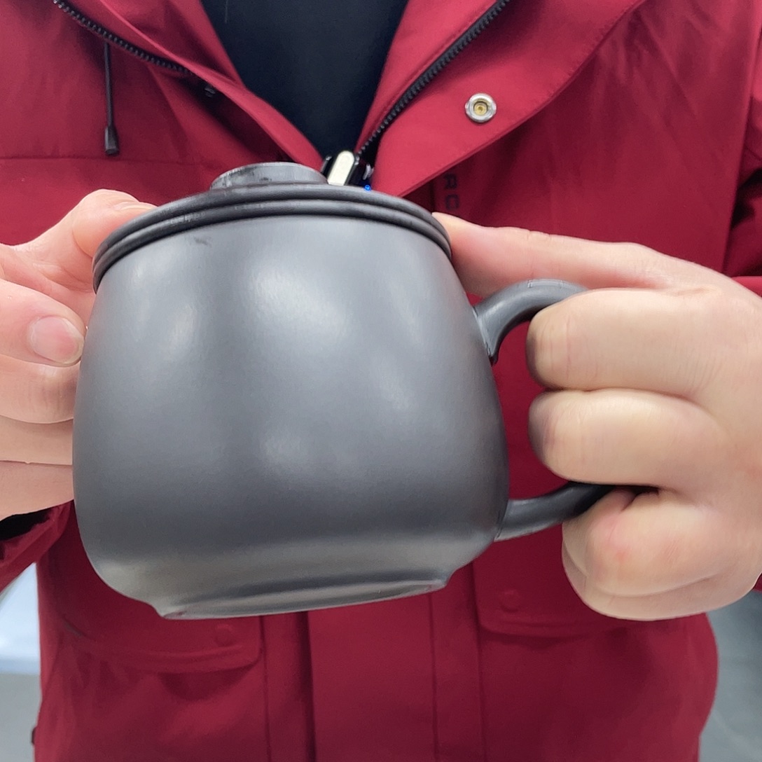 紫砂茶杯紫砂盖杯光素