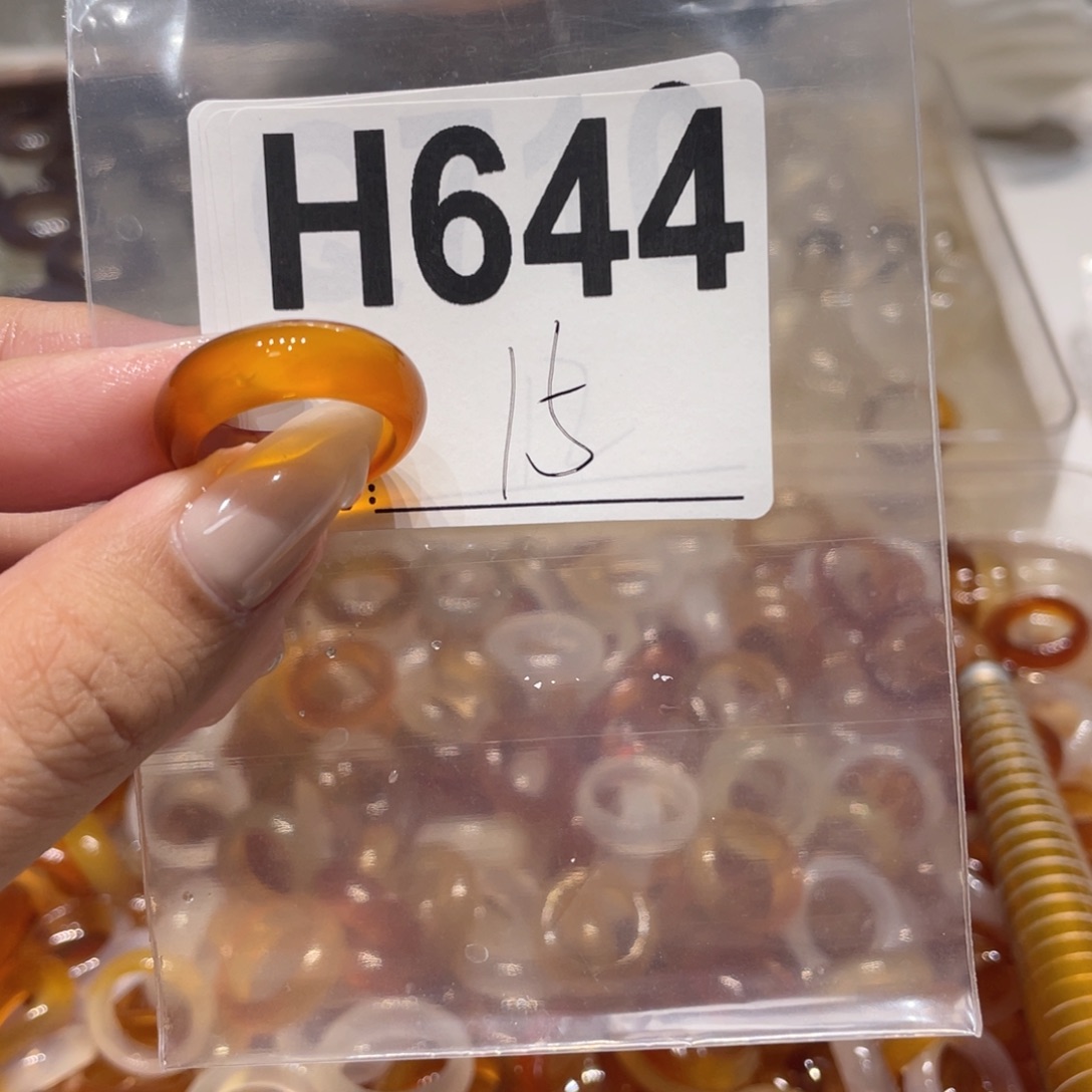 玛瑙/玉髓未镶嵌戒指644