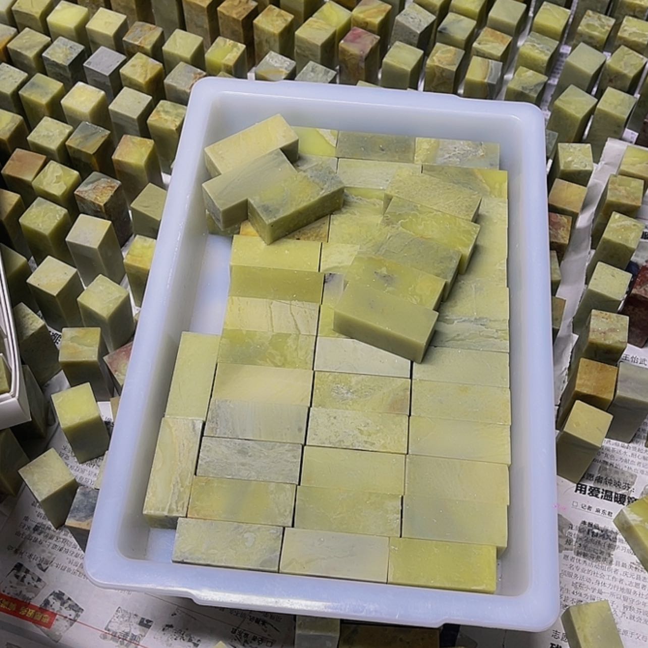 【闪购商品】青田石印石咯**呦青田印石带盒20