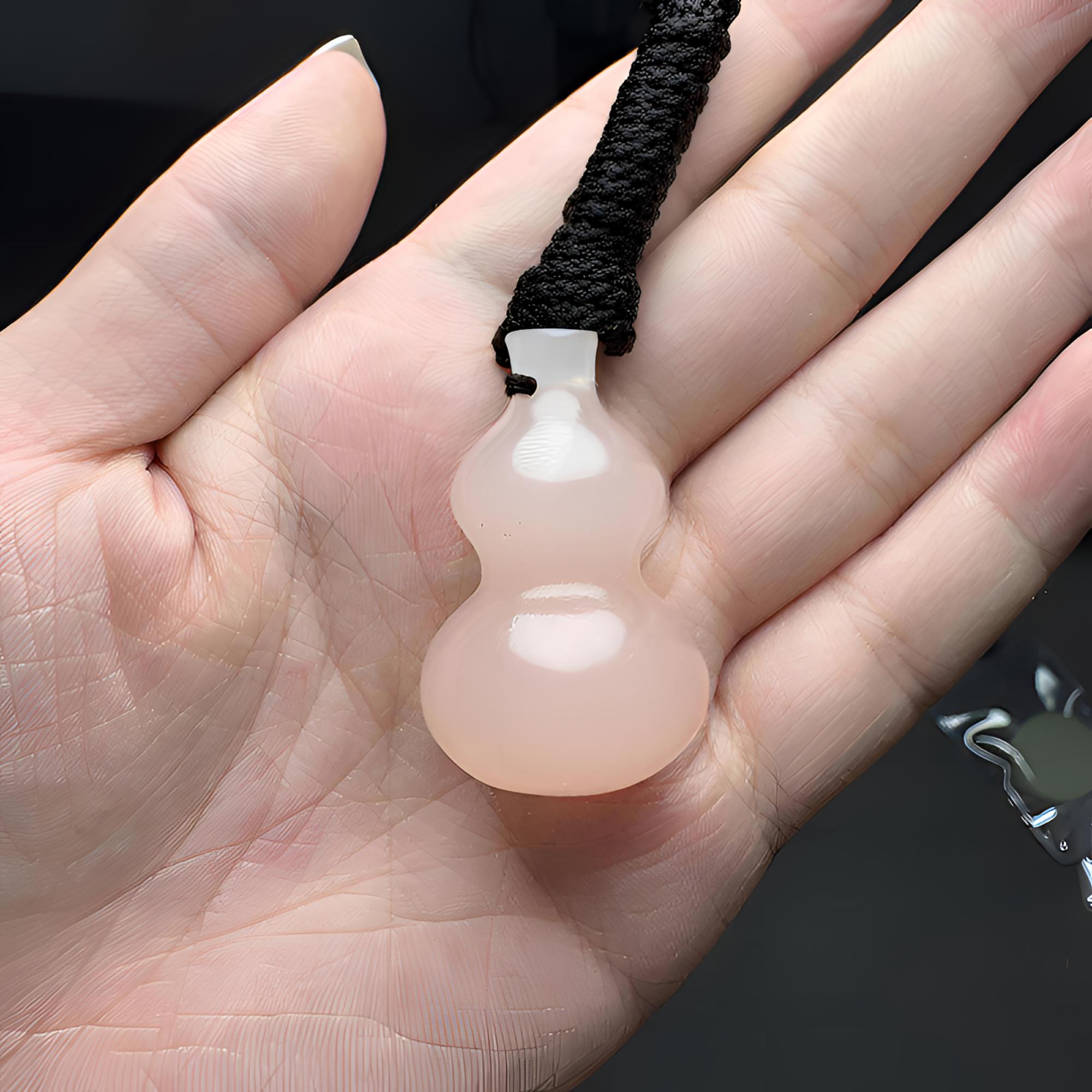 【藕色葫芦吊坠】福禄双全造型立体精致吉祥福禄送妈妈送女友显心意