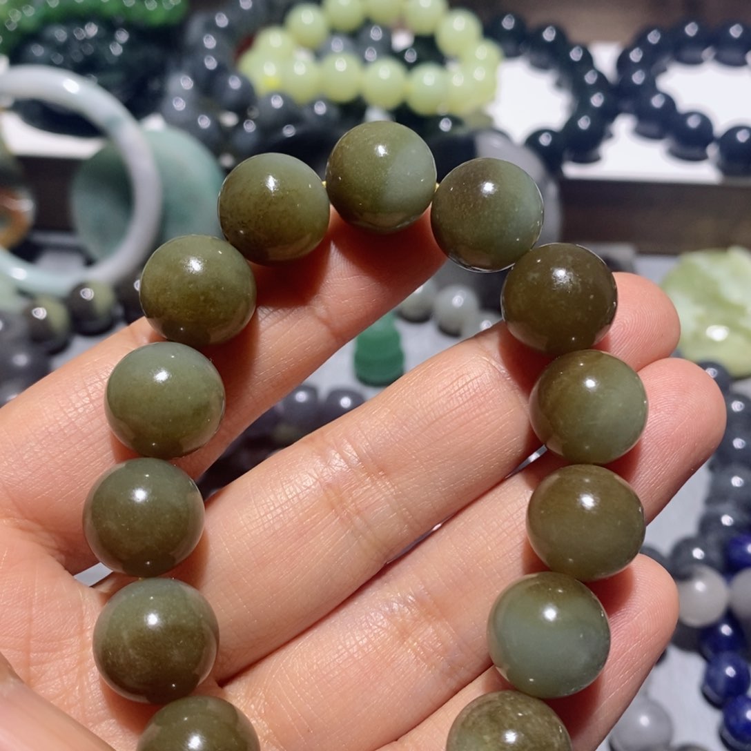 和田玉手链未镶嵌