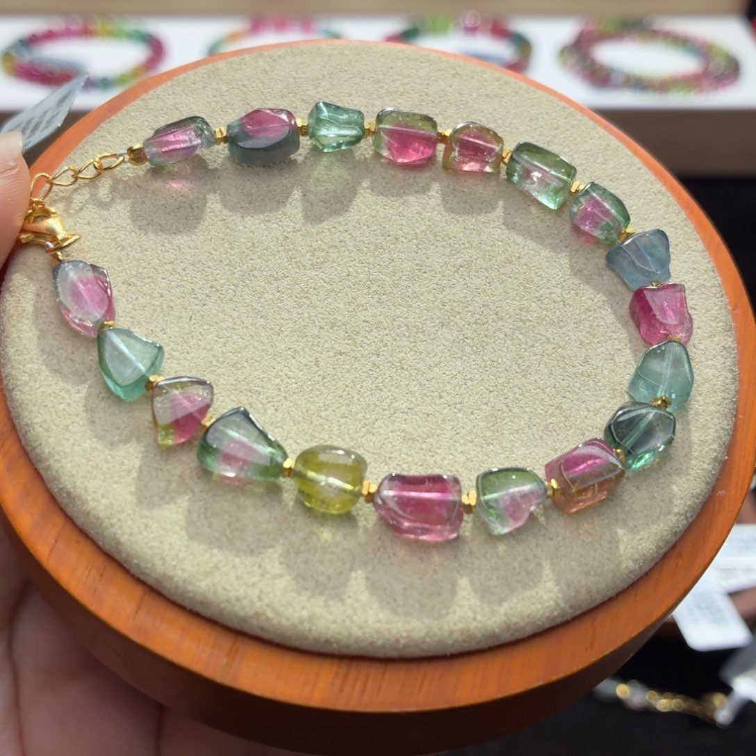 碧玺手串未镶嵌两天看货期