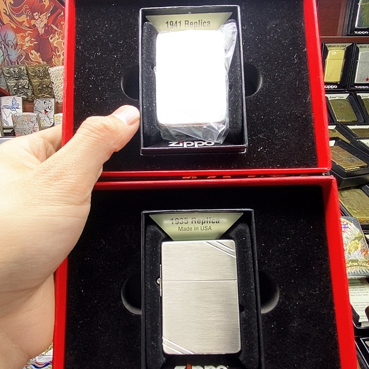 铜zippo1941包银光板加1935包银光板