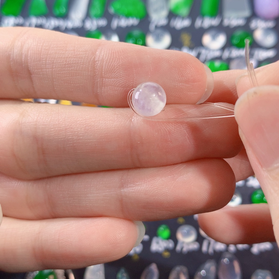 翡翠未镶嵌颈饰珠子