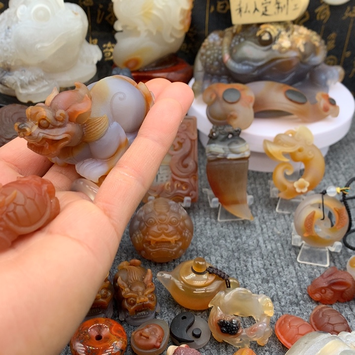 ～***～玛瑙/玉髓未镶嵌颈饰