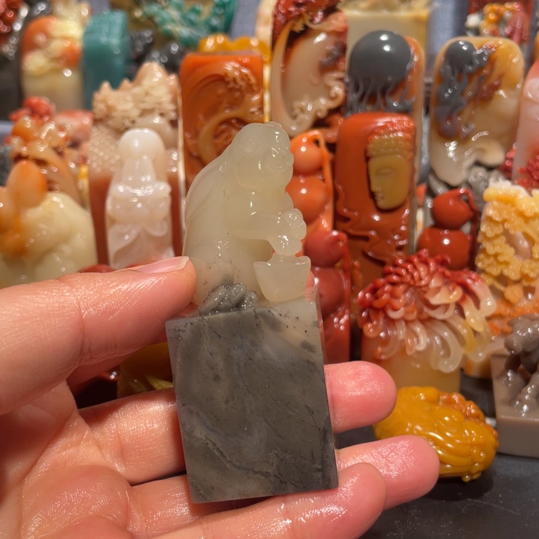 寿山石印石精美印