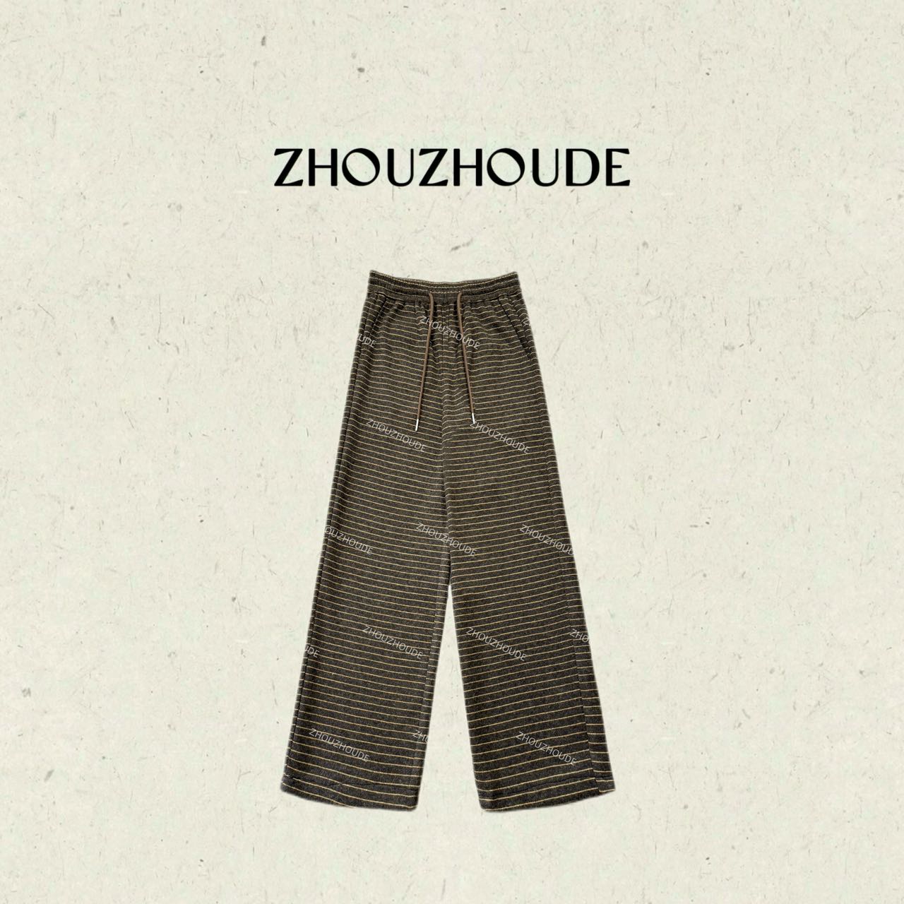 ZHOUZHOUDE【梦想裤】秋冬慵懒风百搭显瘦宽松休闲直筒裤