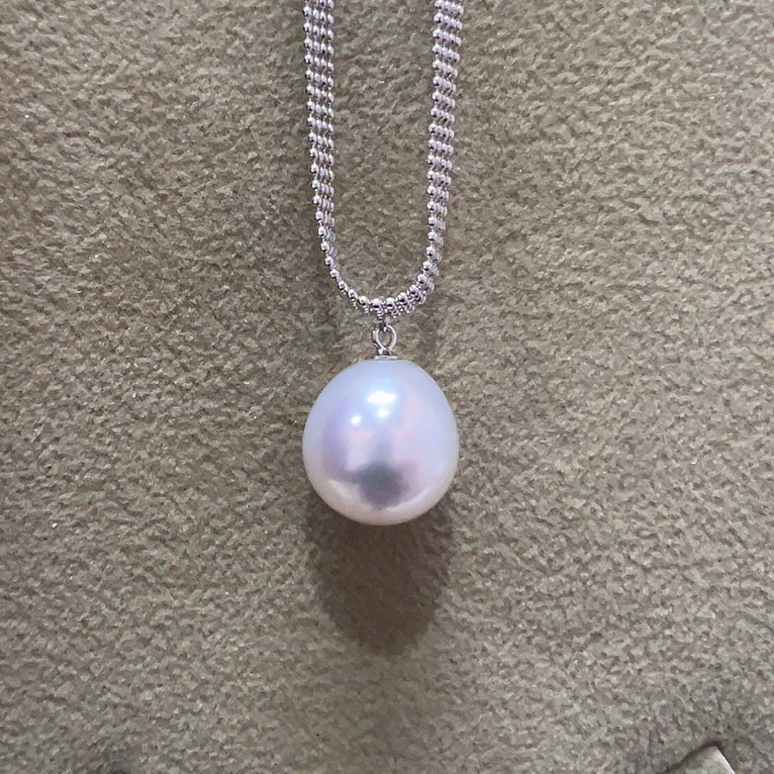 海水珍珠吊坠(赠链)银S925镶嵌