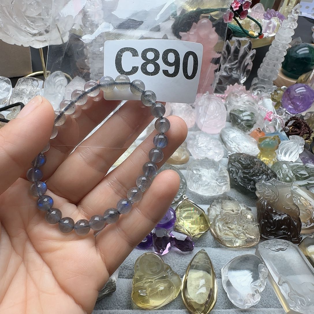 水晶手链未镶嵌手链890