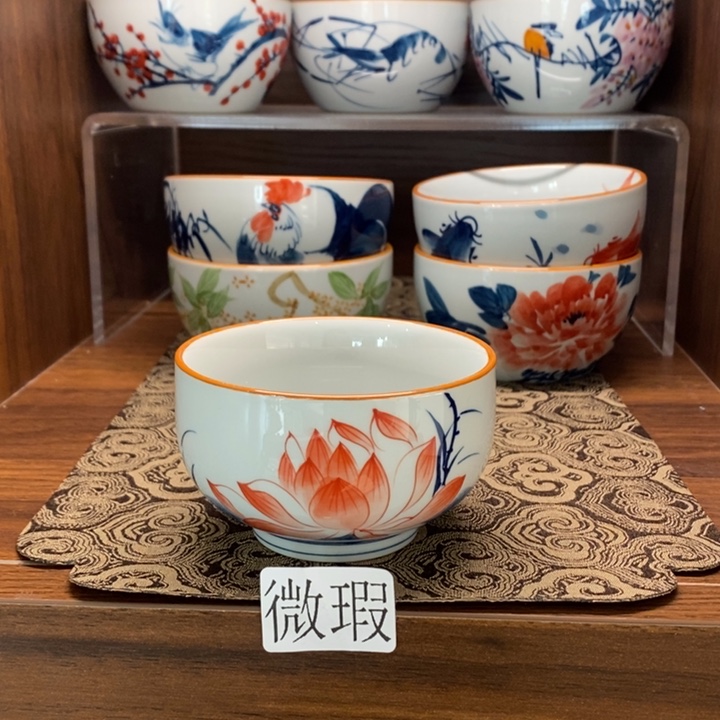 釉下老陶泥手工绘制