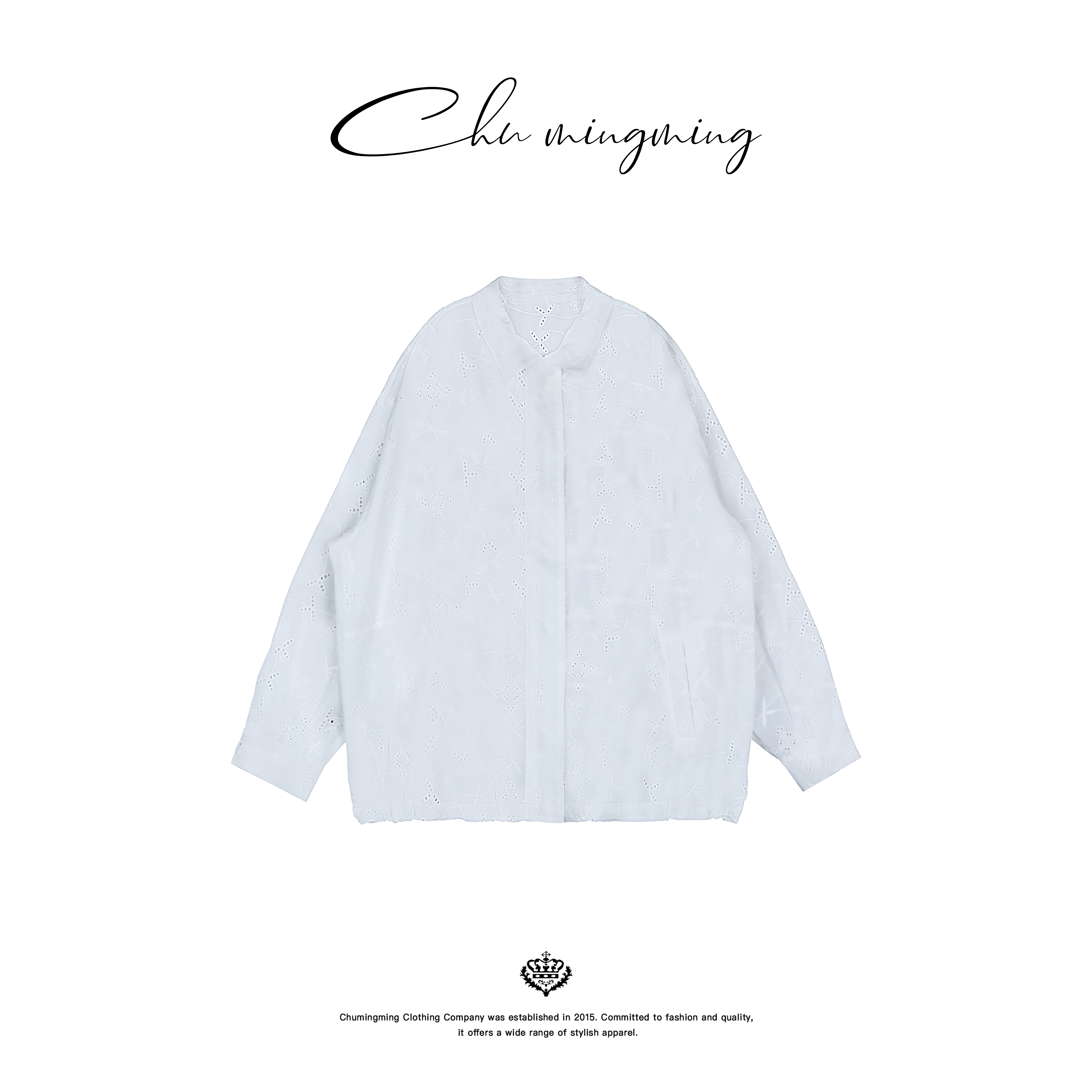 【CHU/2025SSNEW】 法式镂空衬衣CC2514