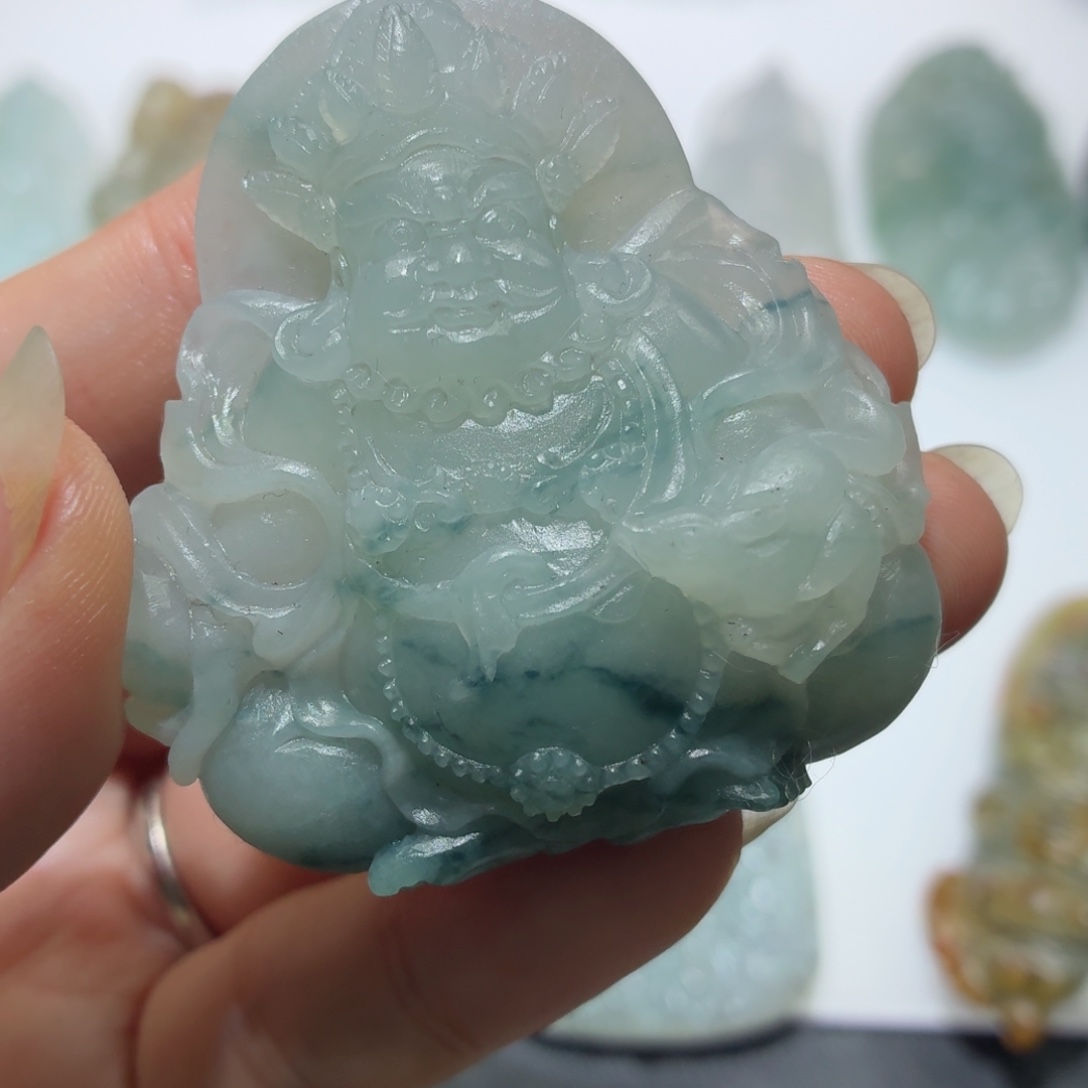 定制翡翠未镶嵌毛货