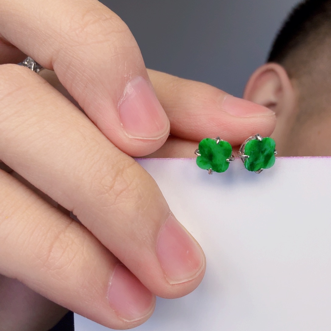 翡翠颈饰银S925镶嵌yi jian