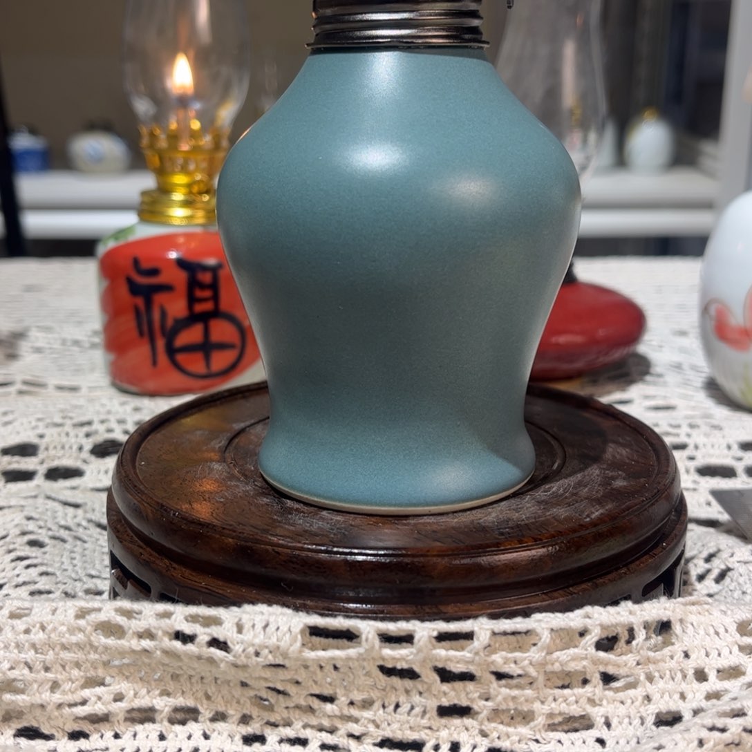 摆件景德镇手工陶瓷香薰灯