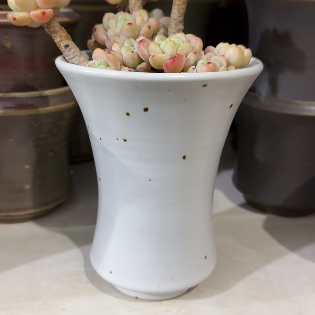 瓷片景德镇手工花盆