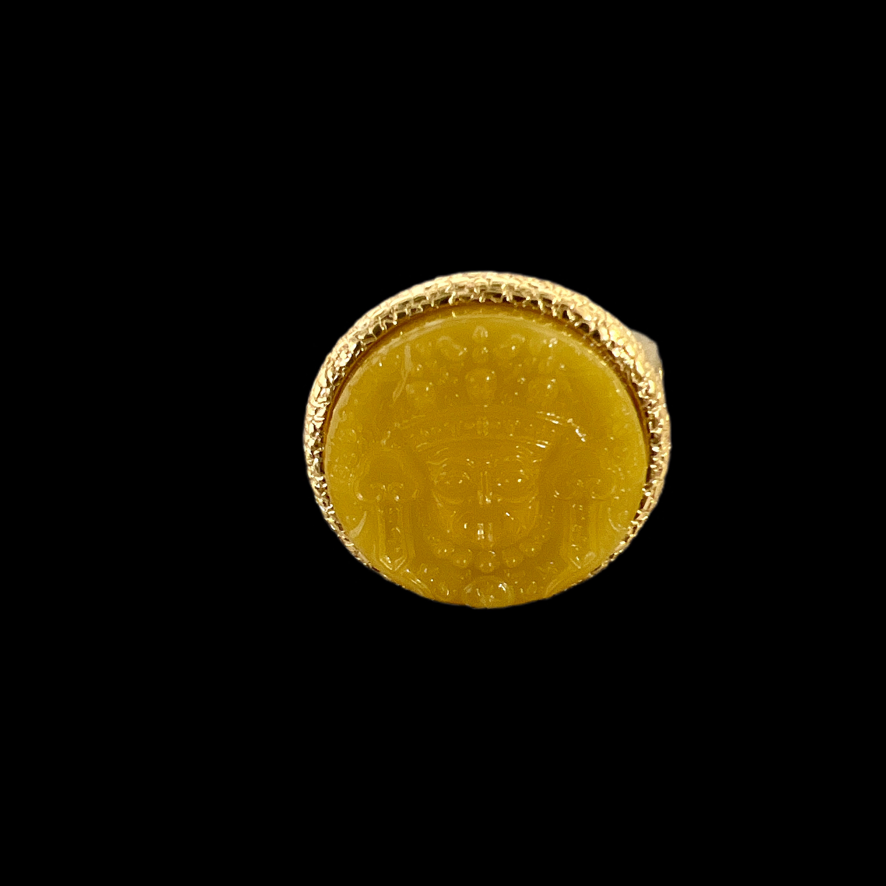 N0105 蜜蜡戒指孤品