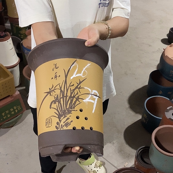 紫砂花盆紫砂花盆