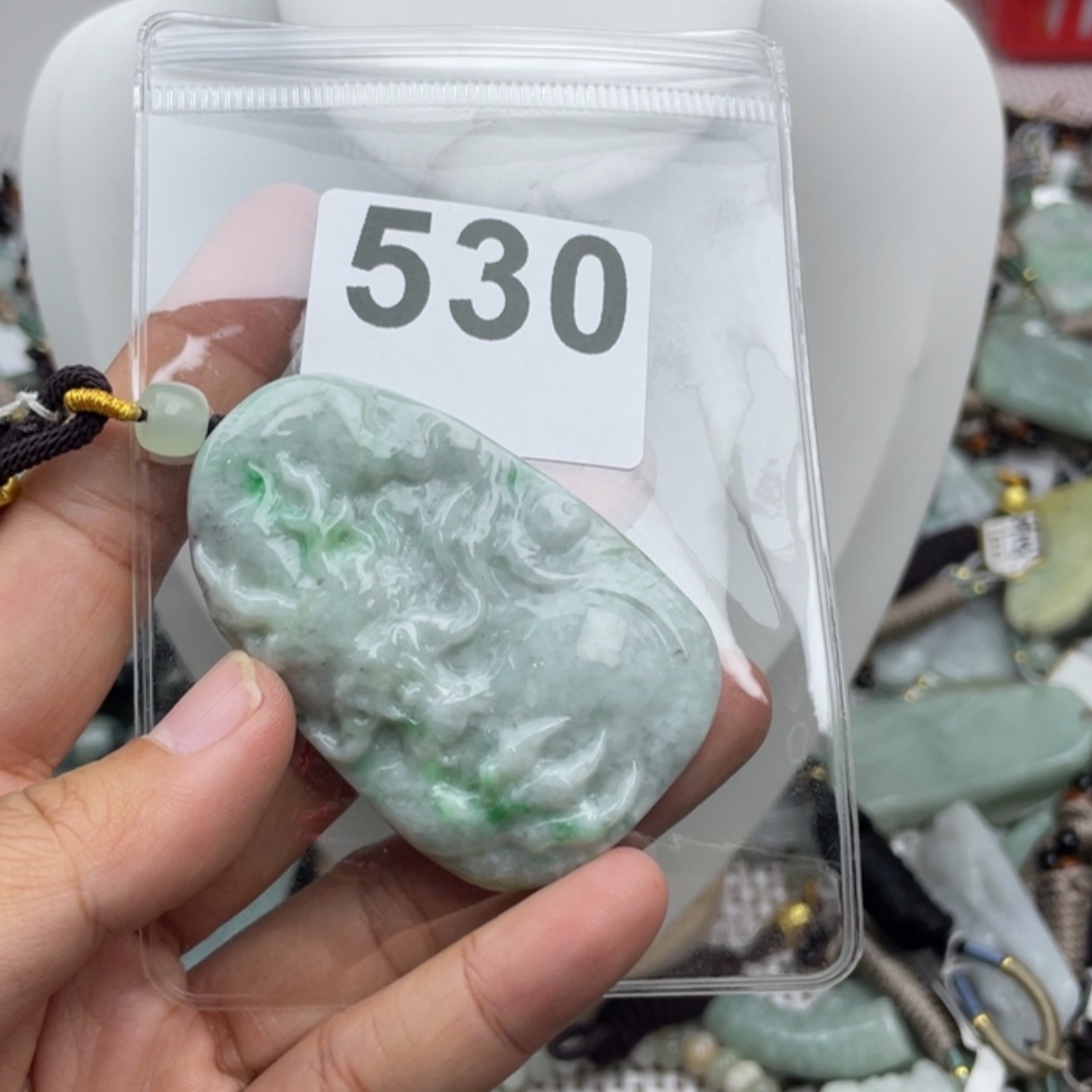 【闪购商品】翡翠颈饰未镶嵌高*翡翠