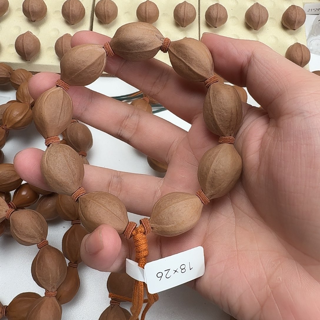 橄榄核手串/手链梅林铁核18×26