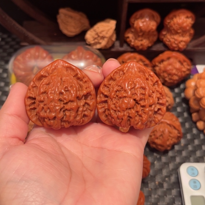 文玩核桃把件官帽45